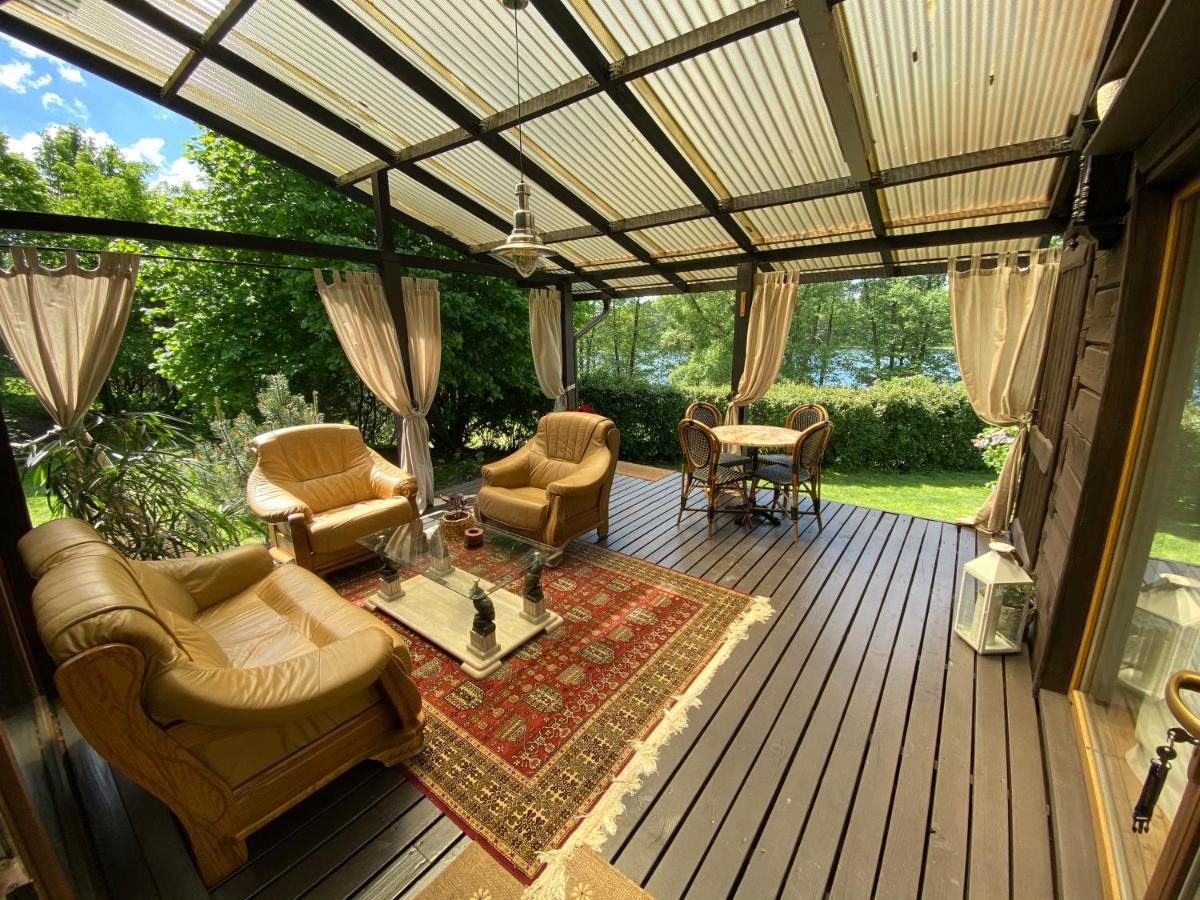 Akmenos Villas & Bungalow Brazuole Buitenkant foto